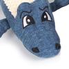 Plush Squeaky Dog Toys Interactive Fun Cartoon Animal Shape Bite Resistance Teeth Grinding Stuffed Plush Puppy Toys Blue