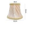 European Style Chandelier Lamp Shade Modern Clip On Droplight Wall Lamp Simple Chandelier Clip Fabric Drum Lamp Shade DIY Decor