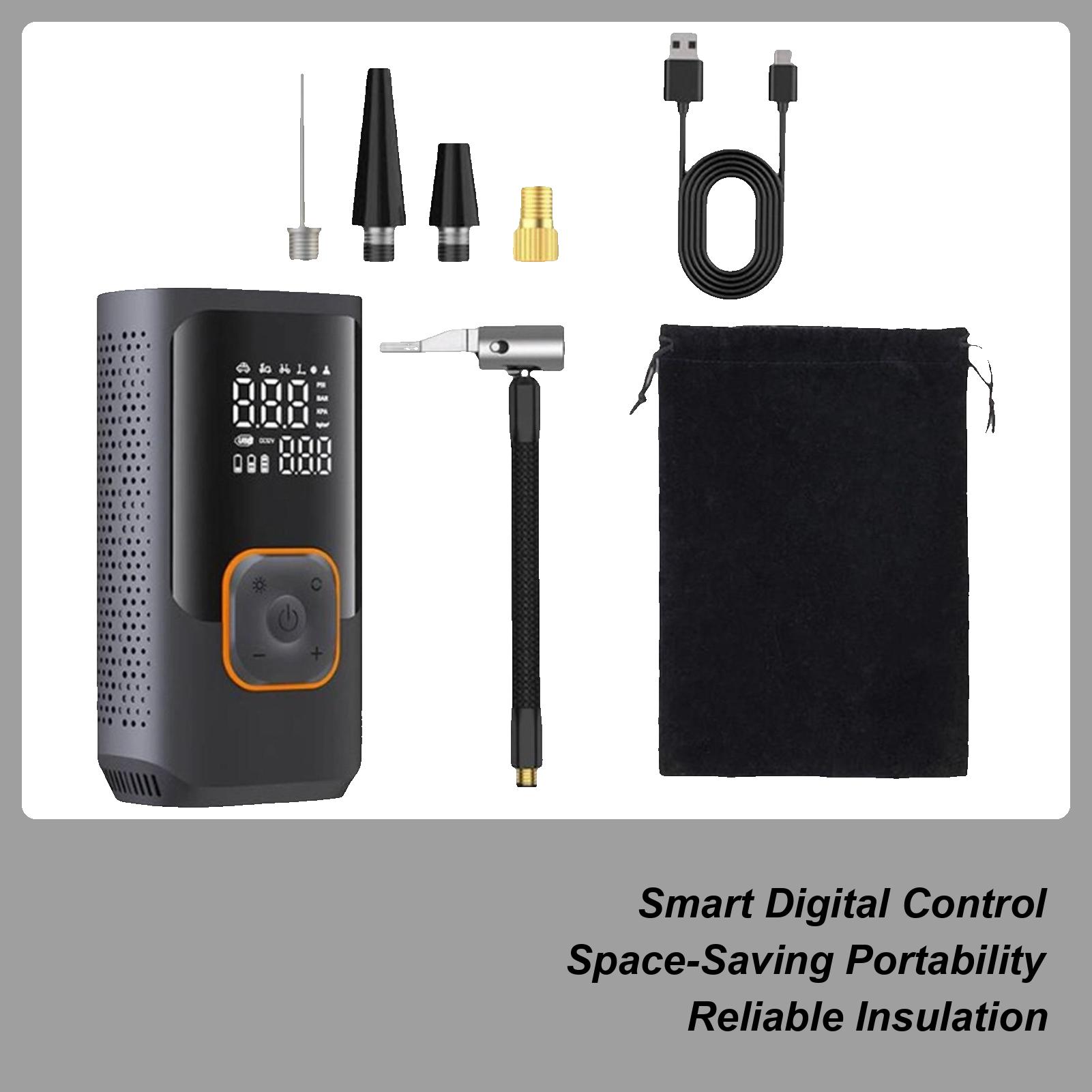 

12V Car Tire Inflator TYPE-C Charging Car Tire Inflation Pump Electric Air Compressor Portable For Bike Motorcycle Bicycle China Mainland