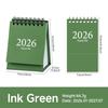 2026 New Year Mini Desk Calendar English Children's Desktop Planner Office Desk Assessories Pocket Notepad