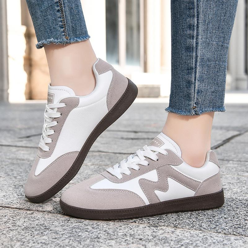 Spring and autumn new breathable non-slip wear-resistant ultra-light sports shoes couple versatile trend casual women's shoes