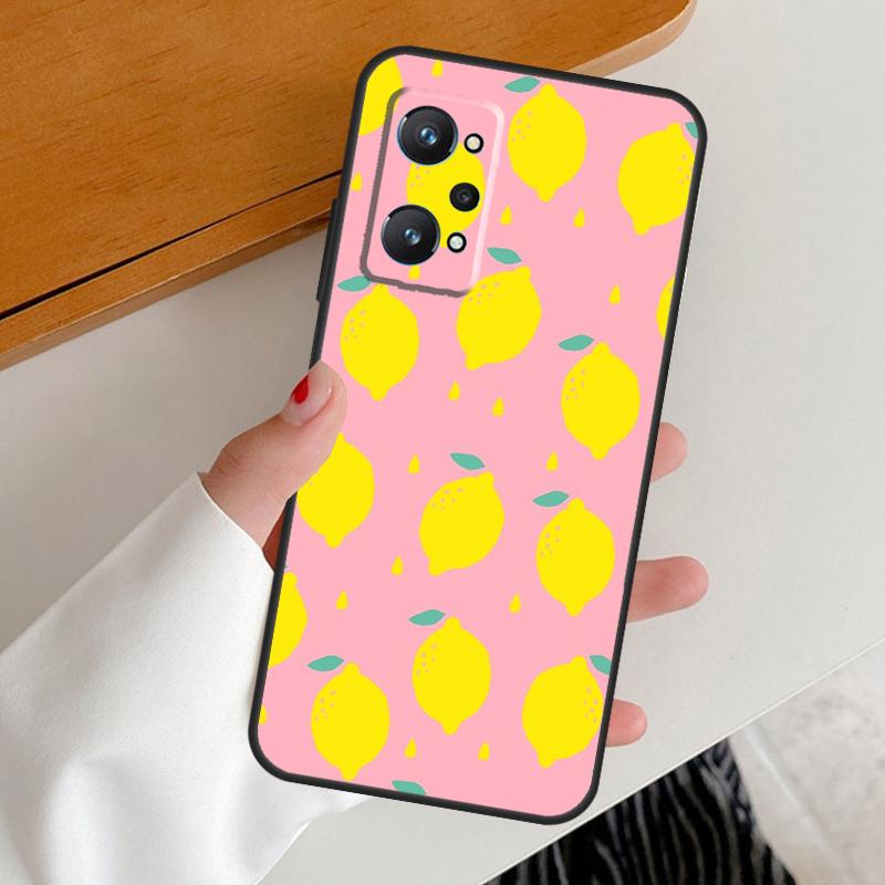 Summer Fruit Lemon For Realme GT7 GT6 15 Pro 10 11 12 13 14 Pro Plus C65 C63 C61 C55 C51 C53 C35 C75 C67 Case