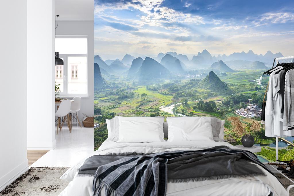 Fototapeta Horská krajina Samolepicí nástěnná malba 104x70.5