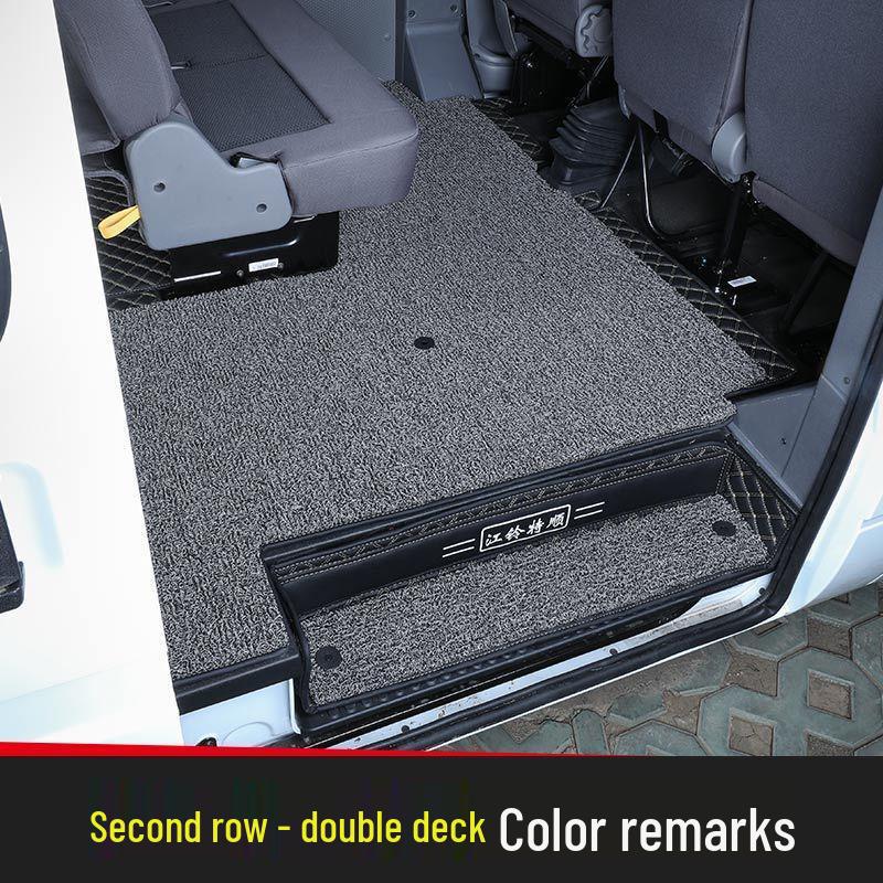 JMC Teshun & Ford 3-Seater Front Foot Mats - Special Modified Style for 6-Seaters, Decorative Interior Accessories