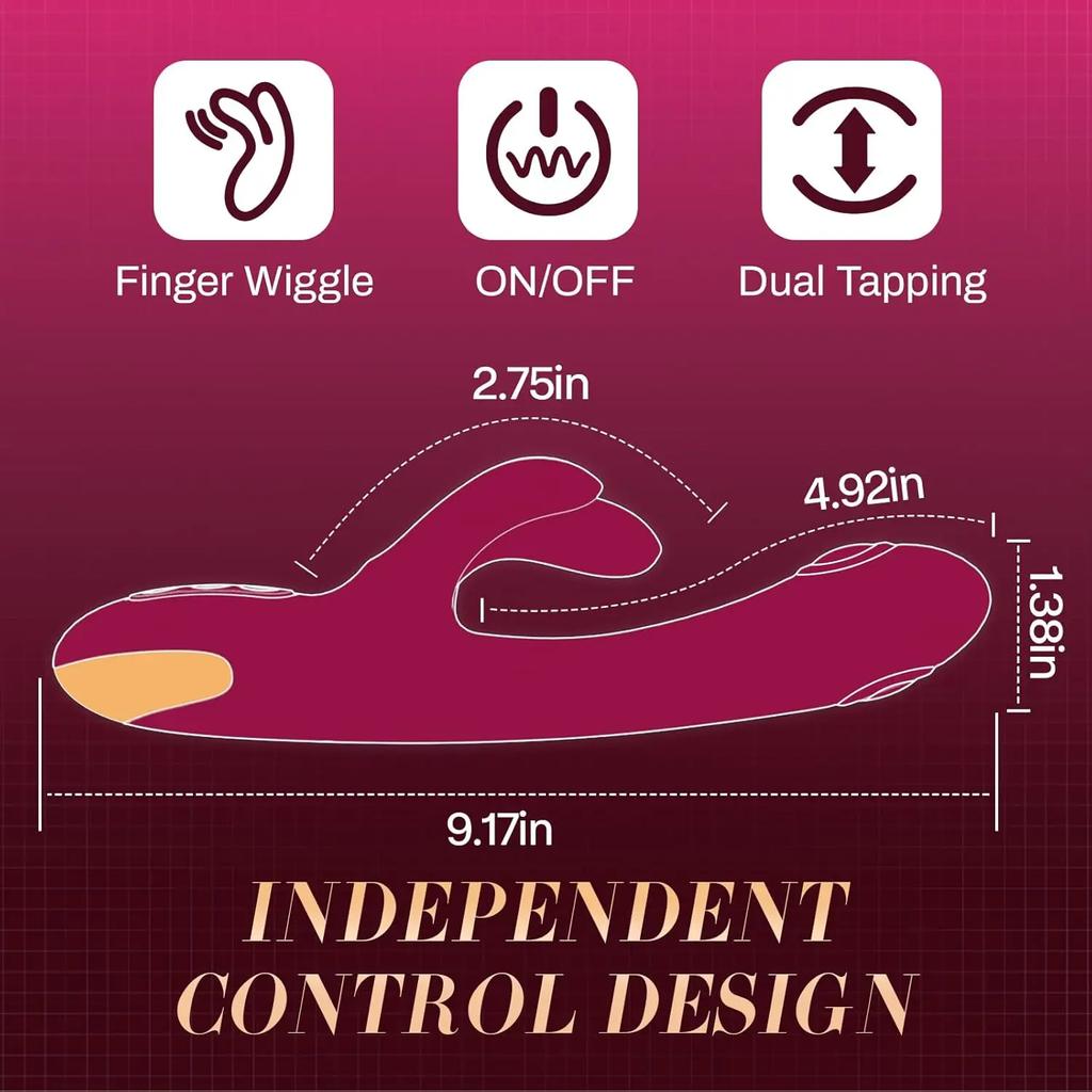 Dildo Vibrator Adults Sex Toy for G spot Clitoral Stimulator Waterproof Vibration 10 Flapping Vibrating Female Sex Toy for Women