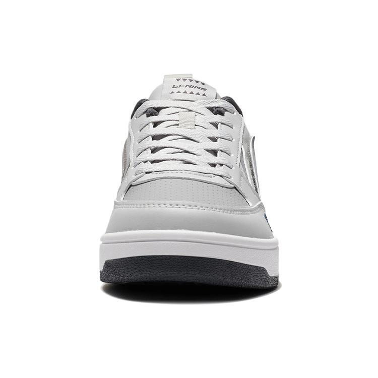 Li Ning Slip Resistant, Abrasion Resistant, Lightweight Low top Skateboard Shoes Men's Gray AGCS135-5
