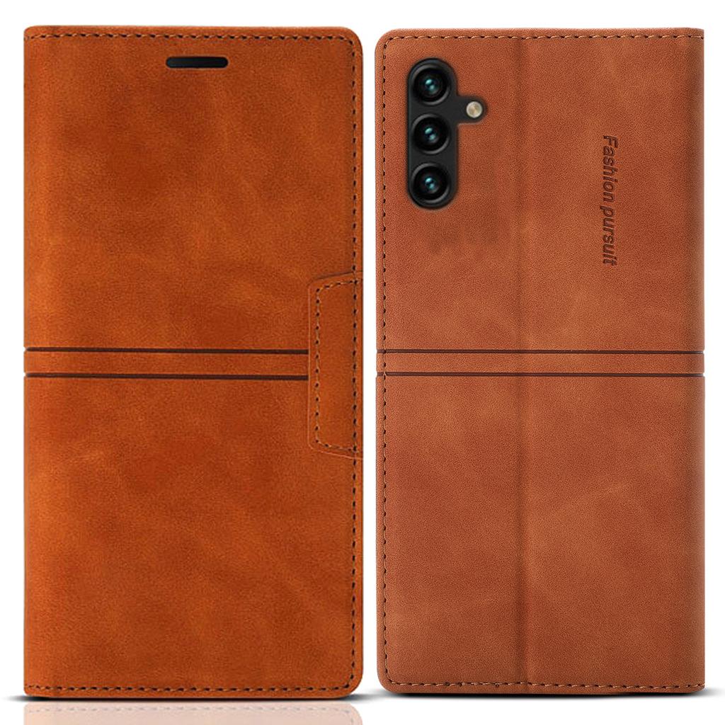 For Samsung Galaxy A55 5G Cell Phone Case Anti-drop Wallet Leather Shockproof Stand Cover