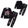 Children's Witch  Girls Printed Suit Long Sleeve Pants Suit