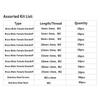 270pcs Gold Standoff Screw Nut PCB Motherboard Nut & Bolt Sets  DIY Electronic Projects