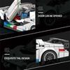 348PCS City Racing Car Model Building Blocks 1:24 Scale Speed Vehicle Car Model Bricks Desktop Ornaments Kids DIY Toys Gifts