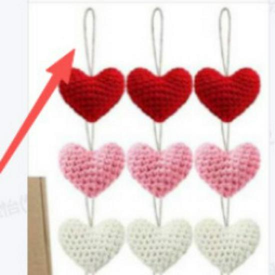 

Брошь-сердце из пряжи ручной работы: Милый аксессуар для одежды и подарок для девушки или свадебный комплимент Red Heart