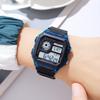 Transparent Case Ice Feeling Outdoor Sports Student Electronic Watch Waterproof Multi-Function Men'S And Women'S Fashion Watch