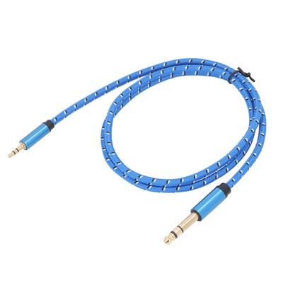 3.5mm To 6.35mm Stereo Cable 1/4 To 1/8 Bidirectional Sound for Guitar Home Theater Devices Speaker