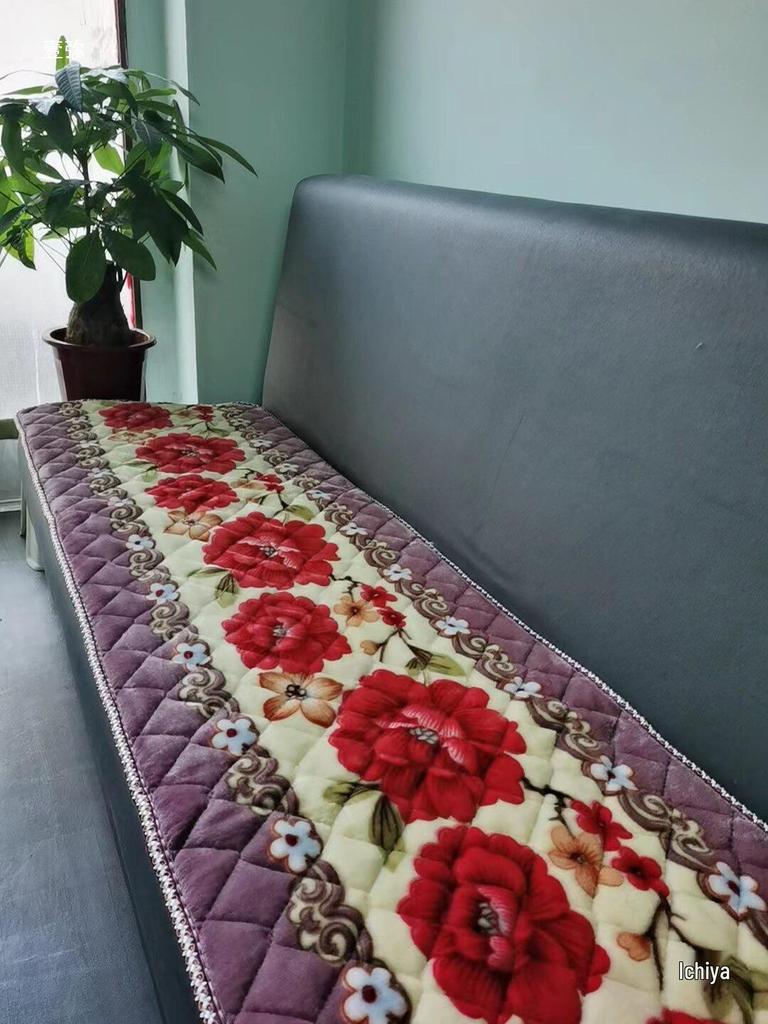 Thick Non-Slip Winter Sofa Cushion for 3-Seater - Solid Wood, Spring/Autumn Use