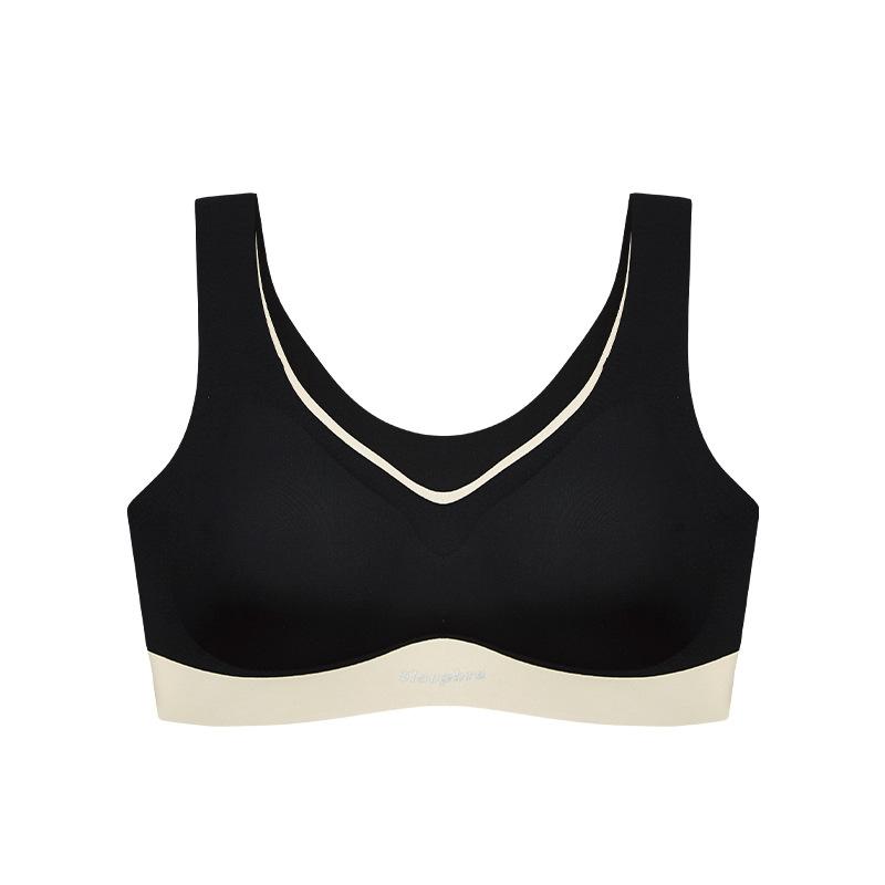 Sutien de dormit fără cusături pentru femei Sutien subțire fără fir Lenjerie intima adunată Sport Yoga Vestă Tank Top Sutien