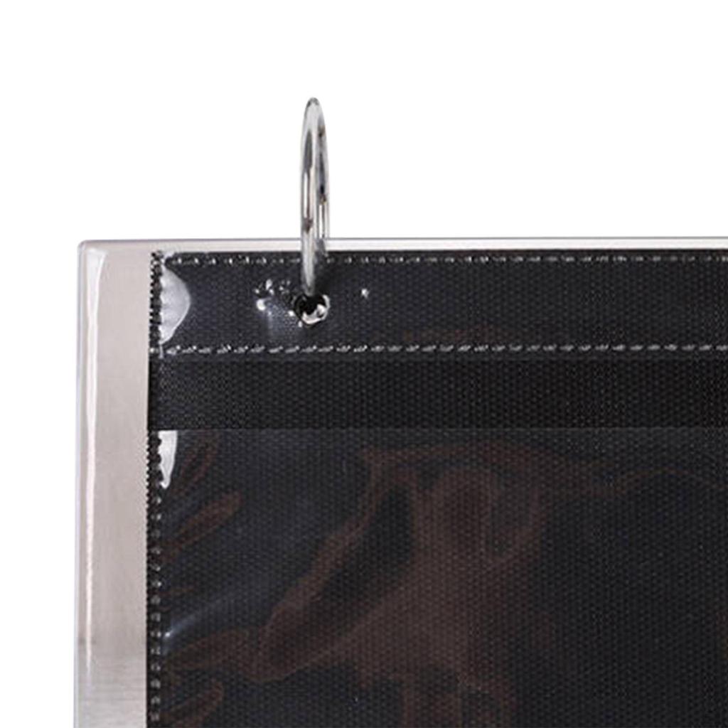 Acrylic L Shape Photo Display Stand with 17 Sheet Folders for Wallet Images