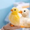 Cute Realistic Plush Toy Baby Animal Mini Yellow Chick Duckling Stuffed Toys Kawaii Small Chicken White Duck Plushies Soft Doll