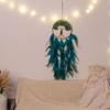 Tree Dreamcatcher Bohemian Owl Feathers Wall Hangings Wind Chimes for Bedroom Home