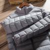 Men's Lightweight Stand-Up Collar Down Cotton Jacket - Solid Color, Warm, Versatile, Casual Winter Wear