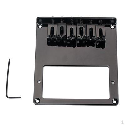Elektrická kytara Bridge 6 Square Sedlo pro TL Black Durable