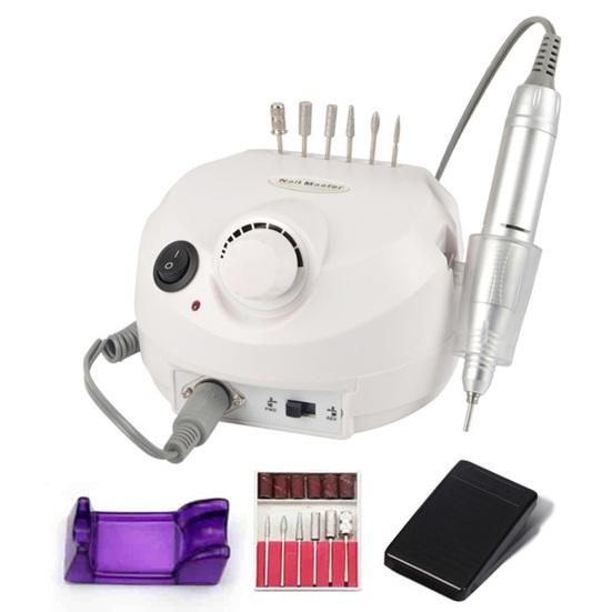 Electric Nail Polishing Machine High Speed Nail Polisher with 6 Grinding Heads for Versatile Nail Care