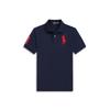 Camisa Polo Masculina com Bordado Big Pony Verão Manga Curta Camiseta Business