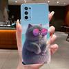 Casing For OPPO A74 5G CPH2197 Phone Case Luxury Dragon Cute Cool Boys Girls Pattern Soft silicone Back Cover Transparent Shell