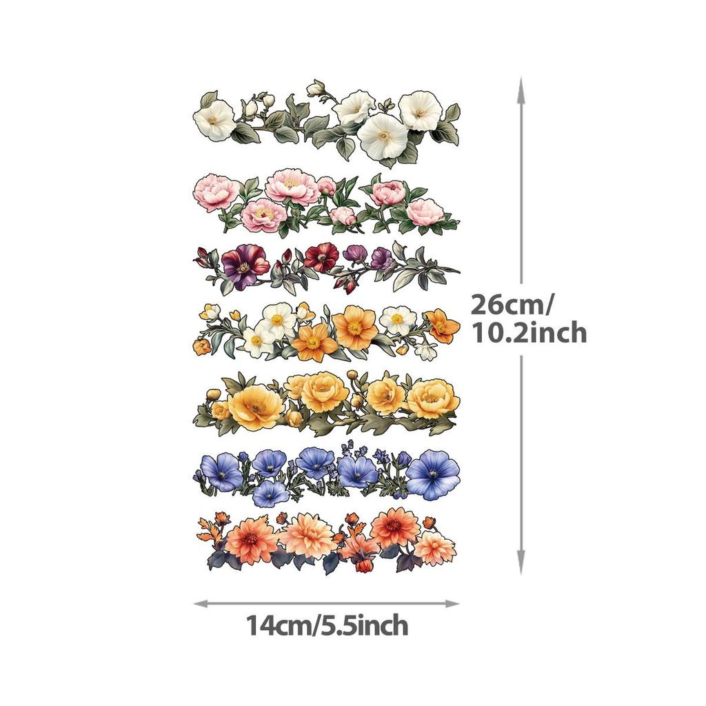 Naklejki z folii termotransferowej z kwiatami, łatwy nadruk na ręcznikach, naszywki termoprasowane, naklejki na odzież DIY, naszywki prezentowe termoprasowane