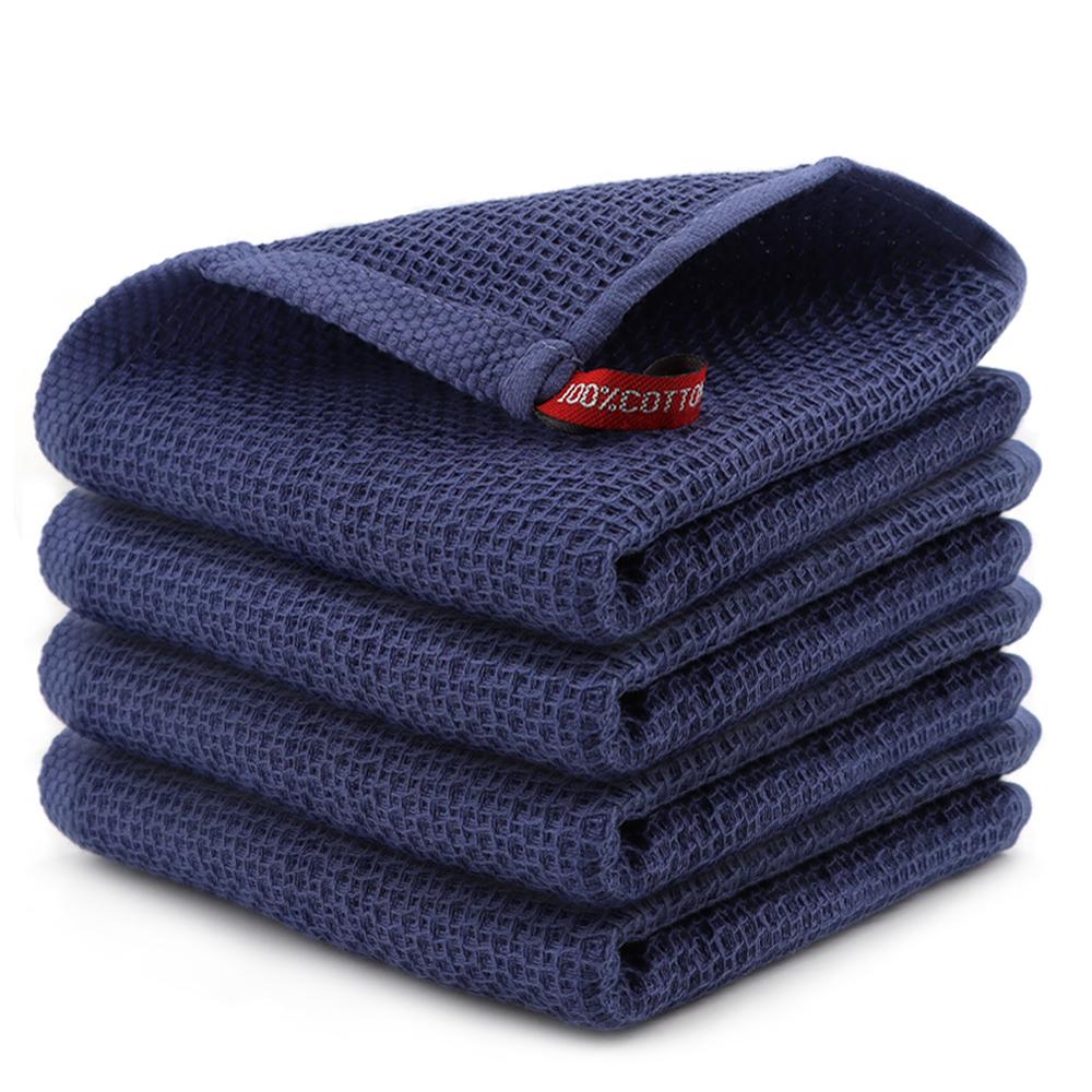 4/6 ks Bavlněná utěrka na nádobí Měkká Absorpční Kuchyňská utěrka Domácí Čisticí hadřík Kuchyňské nářadí Vychytávky Mycí hadřík