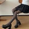 Slim Fit Star Patterned Sexy Sheer Thin Pantyhose Nylon Hosiery Japanese Aesthetic High Waist Leggings Tights for Women