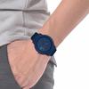 Lacoste 12.12 Series Watch Quartz Movement Silicone Strap 42Mm Blue Dial Men watches 2011172