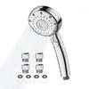 Nano Bubble Shower Head, 5 Modes, Beautiful Skin/Moisturizing, Water Saving, Increased Pressure, Stop At Hand, Compatible with Low Comes 4 Adapters
