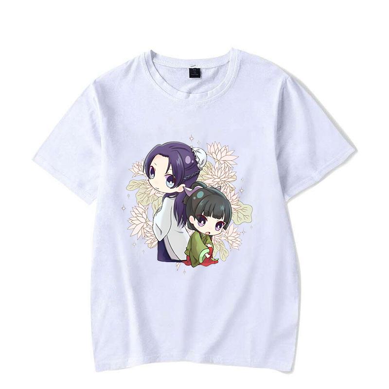 New Fashion Anime The Apothecary Diaries Printed T-shirts Men Women Summer Casual Short Sleeved T-shirts Round Neck Tops