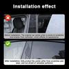 For Alpine A290 2024-2025 B C Pillar Protective Film TPU Anti-Scratch Anti-Fingerprint Vinyl Sticker for Car Door Trim Cover