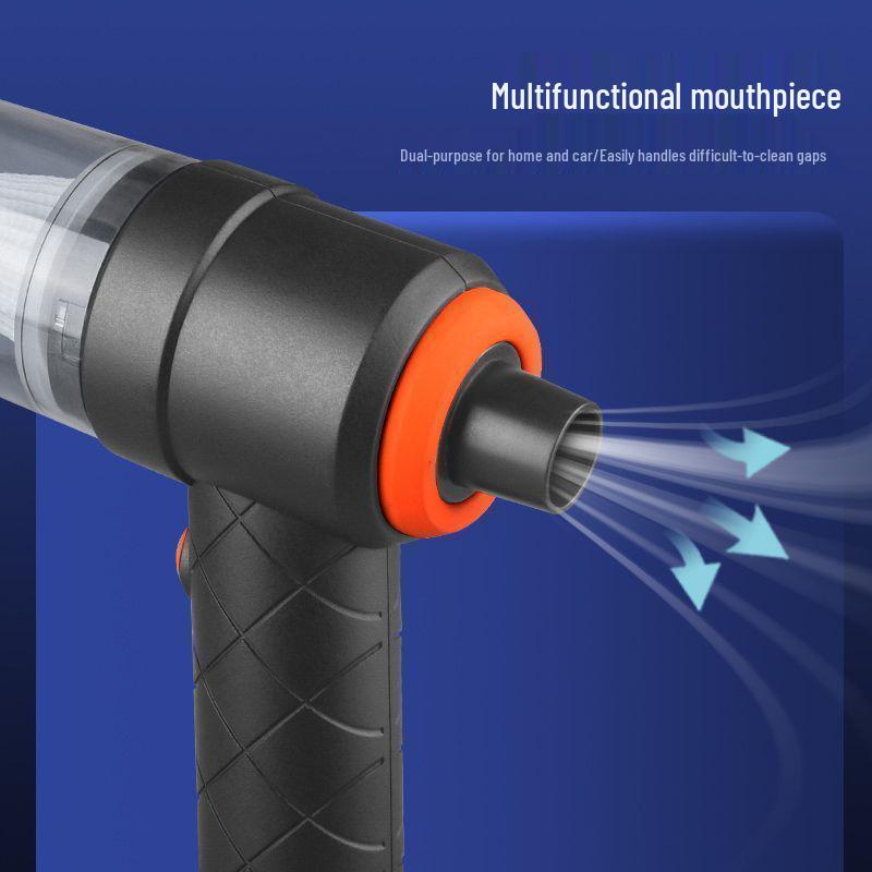 Wireless Dual-Motor Car & Home Vacuum Cleaner with High-Power Suction & Charging
