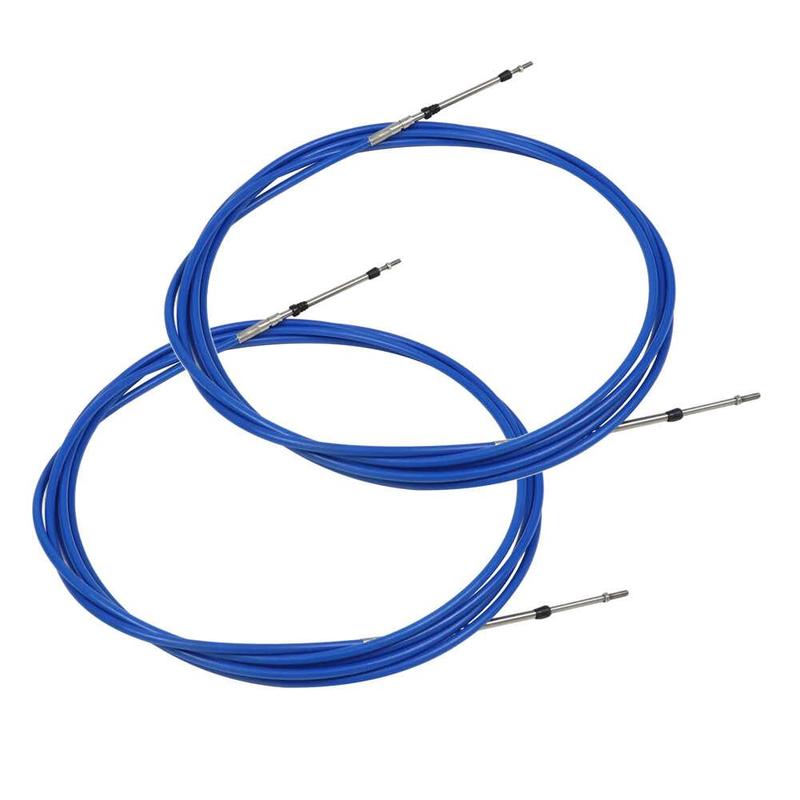 2Pcs 3300/3 5M Engine Throttle Shift Remote Control Box Cable Fit for Nissan Tohatsu Chrysler Outboard Yamaha Honda Suzuki