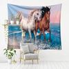 Seaside Scenery Drift Bottle Pattern Hanging Cloth Home Wall Decoration Tapestry Bedroom Living Room Tapestry