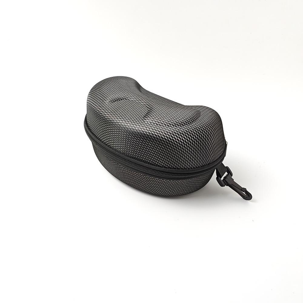 Thickened box EVA Hook-zipper enlarged box for off-road motorcycle and ski goggles storage, shockproof and pressure-resistant