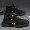 Fashion Men Shoes Autumn 2024 New Outdoor Sports Non-slip Hiking Shoes Men's Work Safety Shoes Fashionable Thick-soled Men's Boots