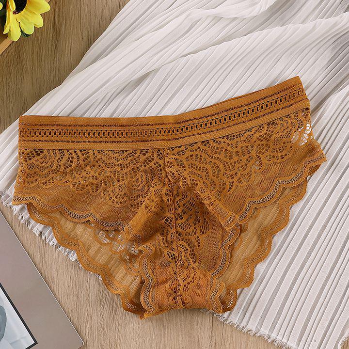 

Комплект нижнего белья из французского кружева с треугольными чашками и регулируемыми бретелями One Size