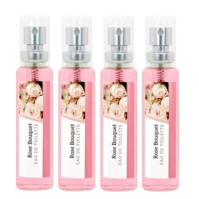 Mini Perfume : Rose Bouquet Eau De Toilette of The Herb Shop 4 X 18ml