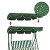 Swing Seat Canopy Replacement Waterproof Garden Courtyard Outdoor Swing ChairAwning Cover Swing Top Cover Sun Shade