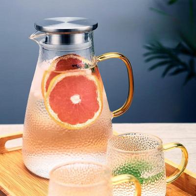 Diller 1800ML Hochborosilikatglas Kaltwasserkrug Set