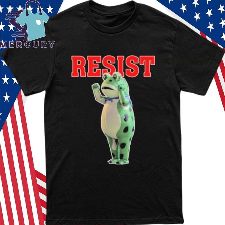 Frog Resist Portland Frog Protest Portland Frog Activist Shirt Unisex T-Shirt XXXL