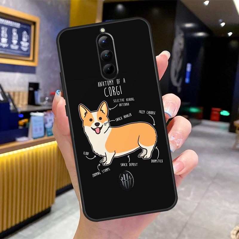 Corgi Funny Puppy Phone Case For ZTE Nubia RedMagic 11 10 9 8 8S 9S 10S Pro Plus 5G 6 7 6S 7S Pro 11 Air Cover
