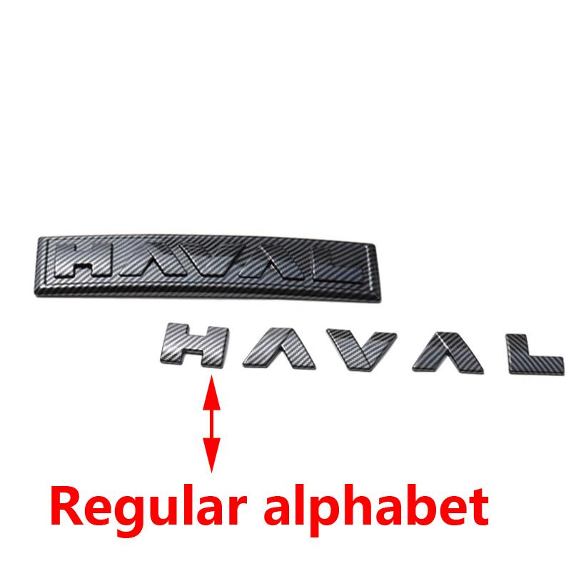 Per Haval H6 GT logo Auto Rete Anteriore Emblemi Logo Nero Per GWM Great Wall Generazione Haval H6 GT