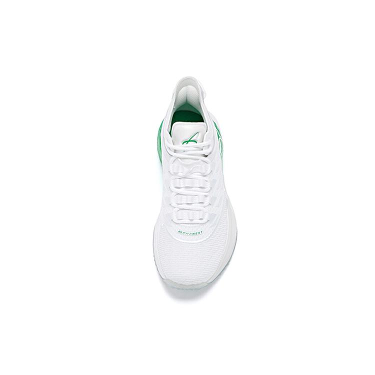 Anta GH1 Low Hayward Home Color Abrasion Resistant Breathable Low top Basketball Shoes Men's White Green 112021103-4