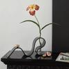 Modern 3D Printed Abstract Curved Vase And Bookend Set Sleek Aesthetic For Home Office Living Room Desktop Decoration