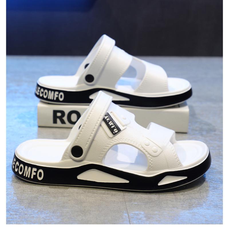 

Summer Men s Slippers EVA Sandals Outdoor Light Slippers Platform Sole Casual Men Beach Shoes Non-slip Open-toe Male Sandals New 38-39