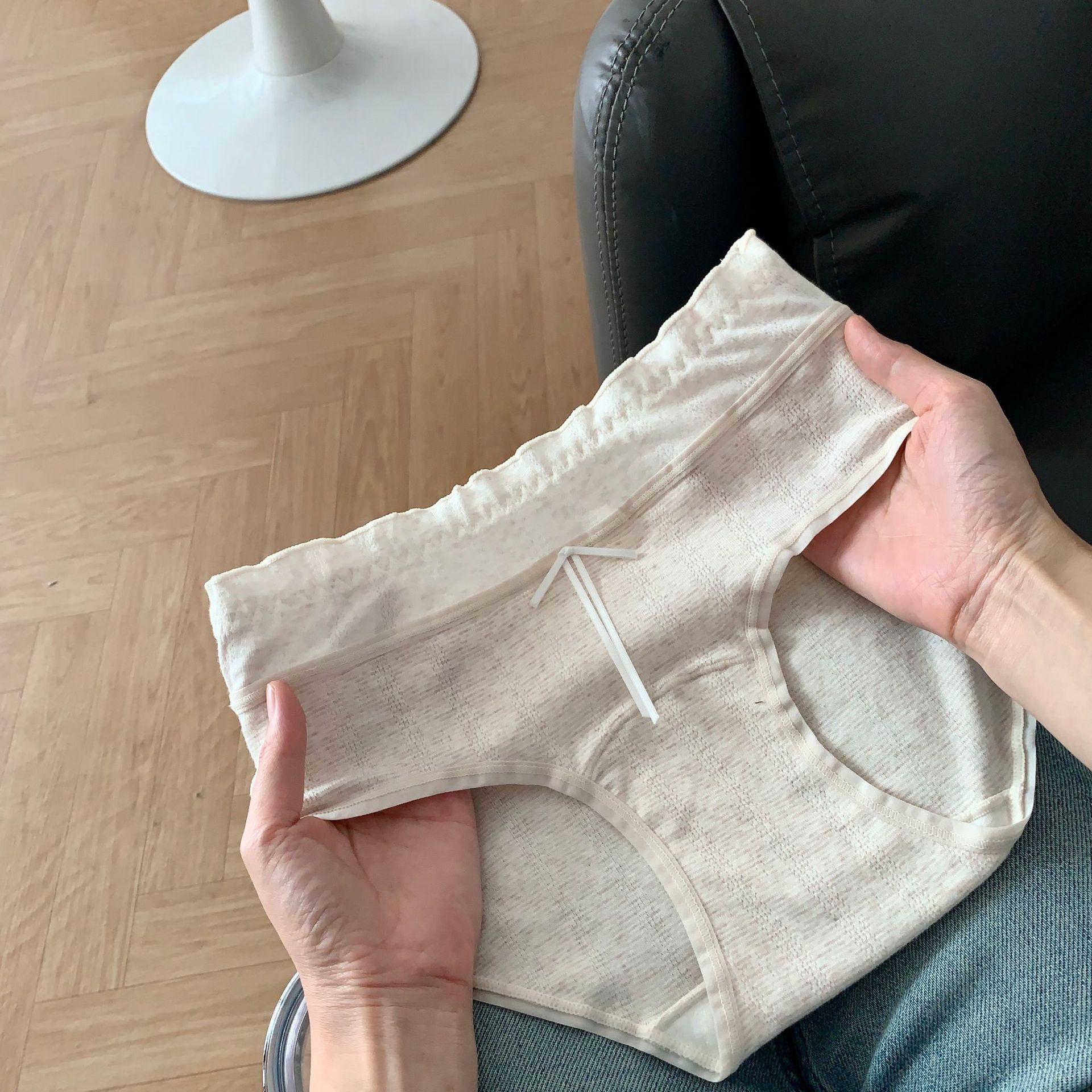 

Female Spring and Autumn New Pure Cotton 10A Class Antibacterial Extended Crotch Waist Underwear XL